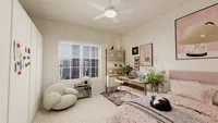 Bedroom Blush Studio Retreat