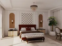 Bedroom | Luxurious Scarlet Elegance